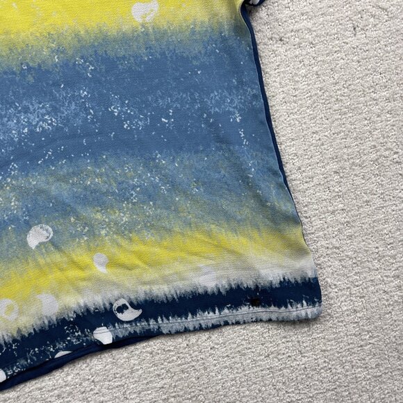 Brax Feel Good Abstract Multicolor Watercolor AOP Boho T-Shirt Womens Sz 36 - Picture 4 of 10